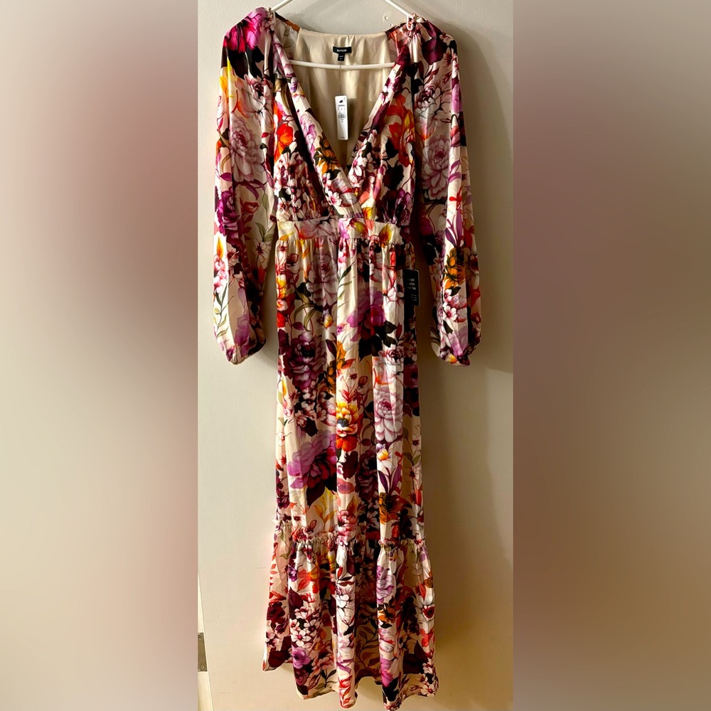 Express floral dress NWT